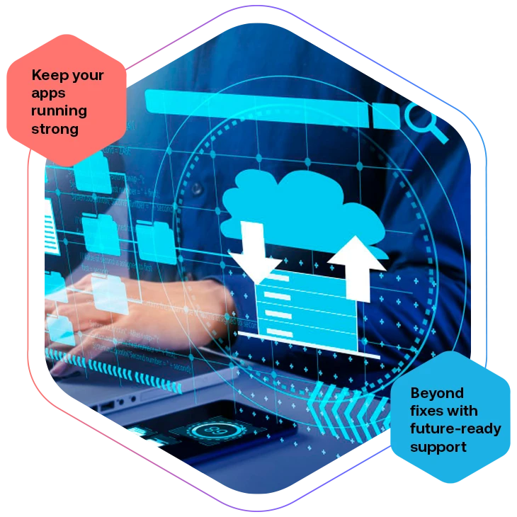Future-proof your applications with expert maintenance and support for stability and performance Expert application maintenance and support for long-term success